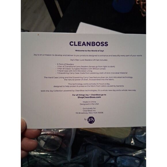 +2.50 Reader Glasses Sunglasses Bifocal Transitional Blue Light Joy CleanBoss - Picture 3 of 4